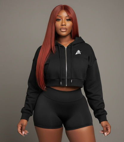 AL CROPPED SWEAT SUIT